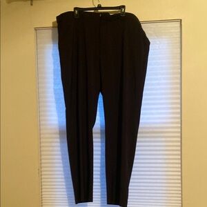 Van Heusen Black Dress Pants Straight Leg Formal Wear